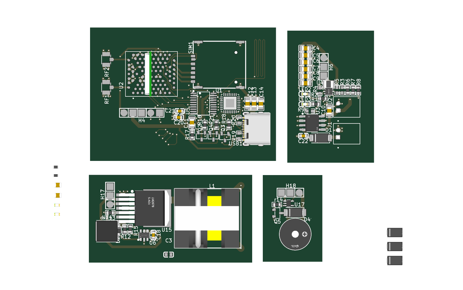 G1 main comms and power board render